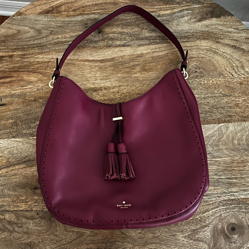 NWOT‼️ Kate Spade ♠️ 90’s satchel purse. Perfect condition. Maroon.